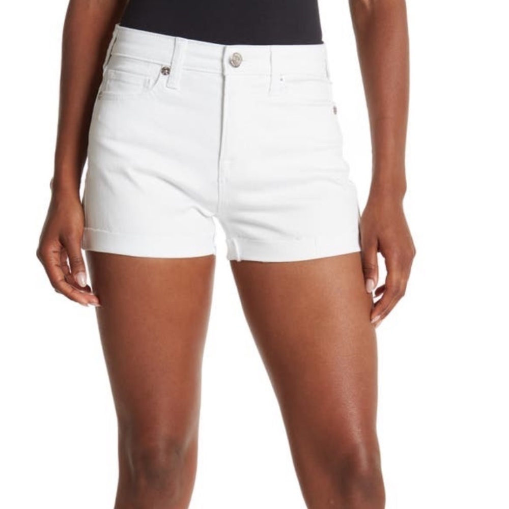 True religion Jennie curvy mid rise shorts